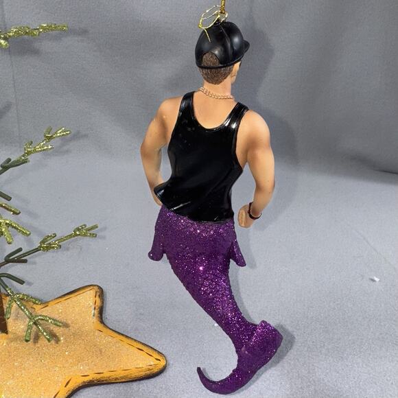 December Diamonds P-TOWN Provincetown Merman Ornament 55-90863 RARE Retired 2015 - Picture 12 of 14